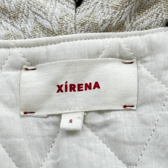 Xirena Electric Belted Brett Vest Cream Multicolor Size Small - Picture 10 of 12